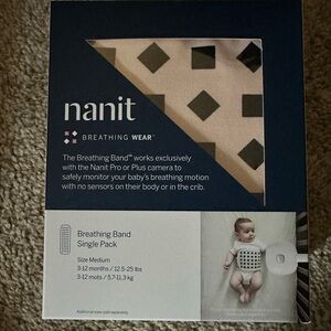 Nanit breathing band size 3-12 months medium